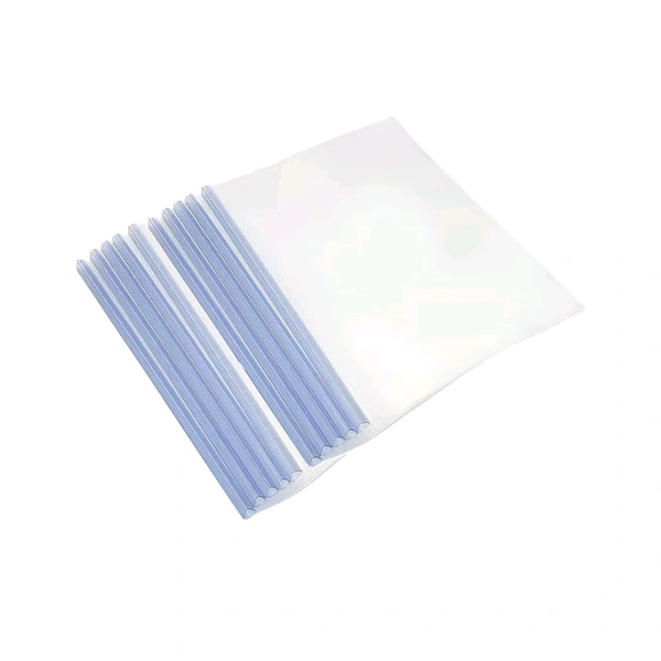 Transparent A4 Sliding Bar Report Covers - Pack of 10 - 1 Pac