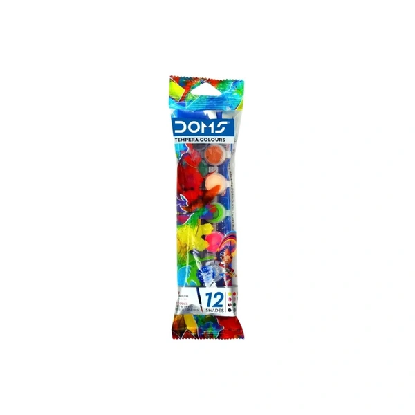 Doms Tempera Colours 12 Shades - 5Pcs