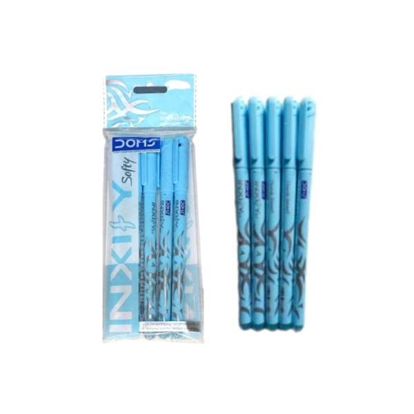 Doms Inxify Softy Ball Pen Blue - 1Pc