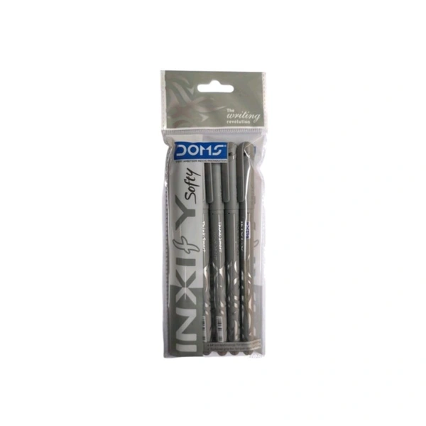 Doms Inxify Softy Ball Pen Black - 1Pc