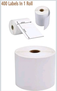 Thermal Printer Self Adhesive Direct Thermal Barcode Labels - 4" X 6" (100 x 150 mm = 400 Labels in Roll)