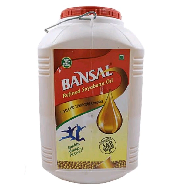 Bansal Soyabean 15 litre Oil Jar / 13.4kg 