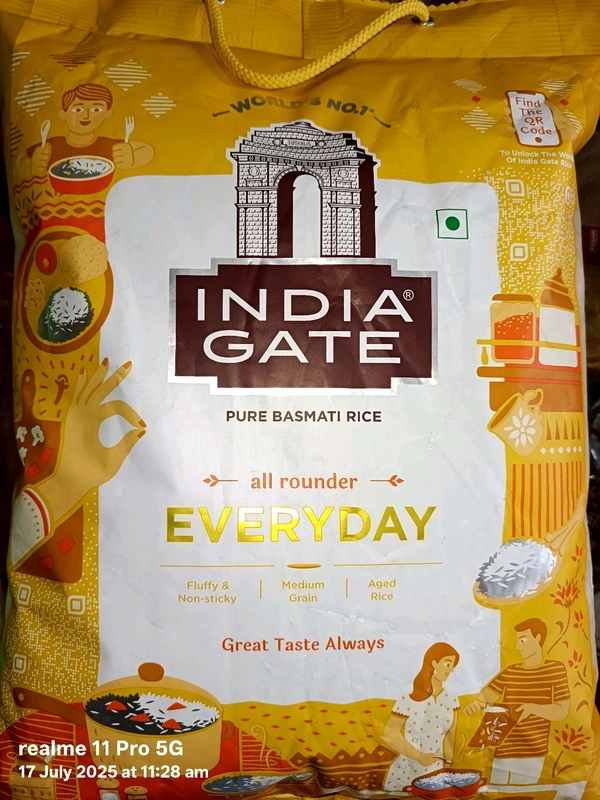 3 Types India Gate  Rice Basmati Pulav 5kg Bag/ Everyday /Feast Rozzana/ / Rozzana choice Call For Prices At 8120214924