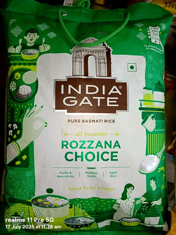 3 Types India Gate  Rice Basmati Pulav 5kg Bag/ Everyday /Feast Rozzana/ / Rozzana choice Call For Prices At 8120214924