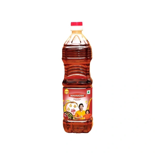 Mahakosh Kachi Ghani Mustard Oil  Bottle | 850gm Patanjali Mustard Oil Premium Kachi Ghani 