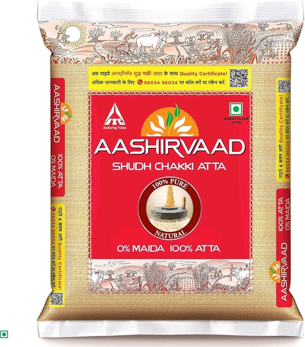 Aashirwad Shudh Chakki Atta 5kg 