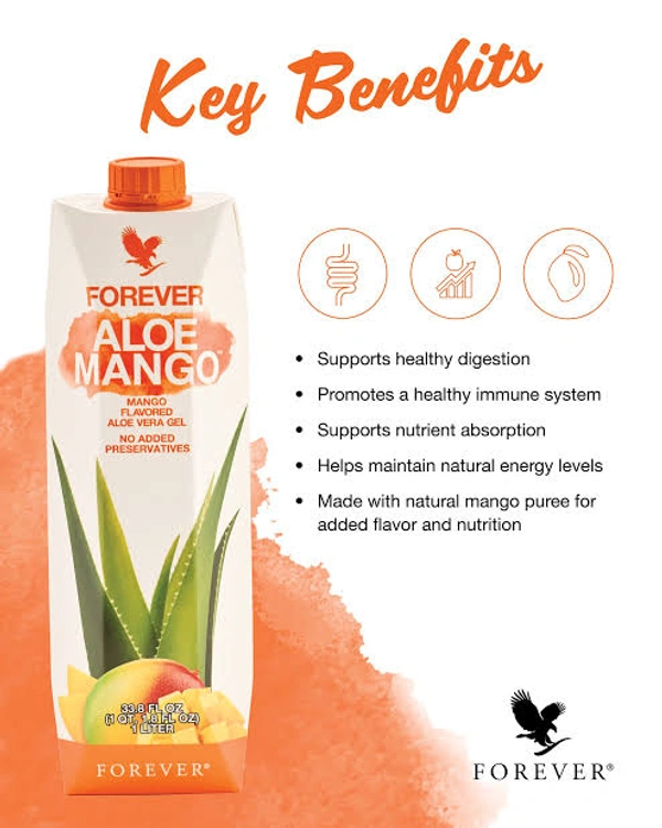 Forever Aloe Mango - 1 Ltr