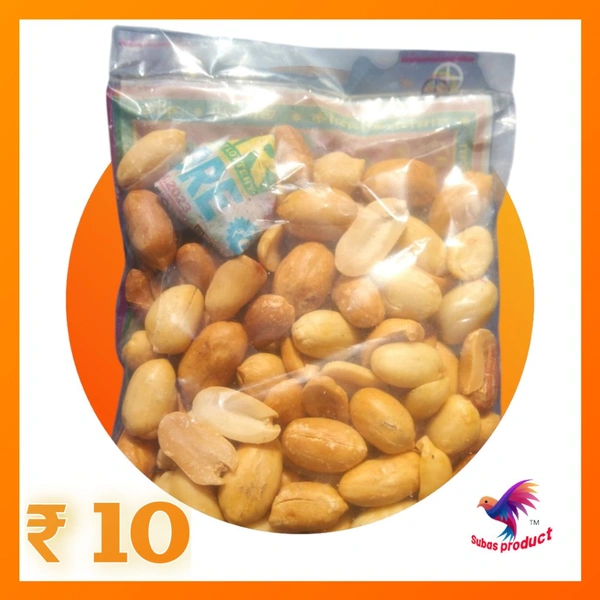 SUBAS PRODUCT  Salted Badam / Rs 10 - Green, 34-35 GM