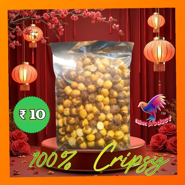 SUBAS PRODUCT  Chola Bhaja Rs 10 / 10 Pis / 1 Packet - Green, 41-42 / G M / Rs 10 Paket