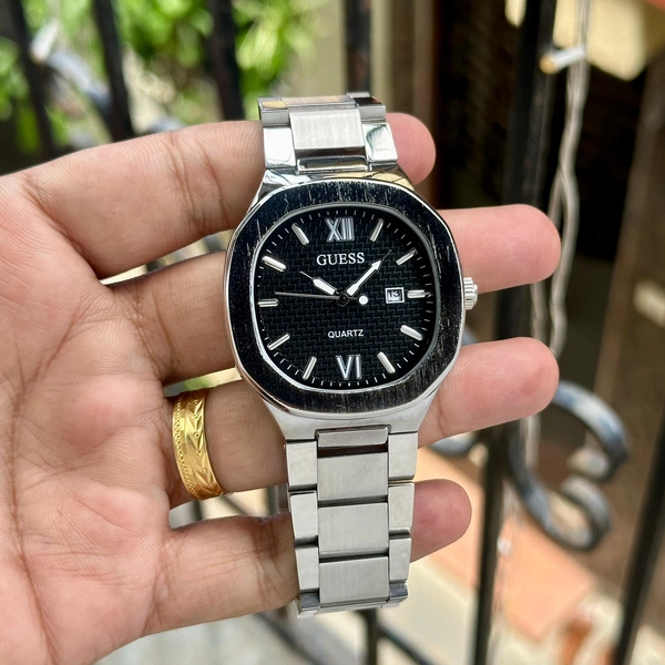 Guess Silver Black  - silver + black