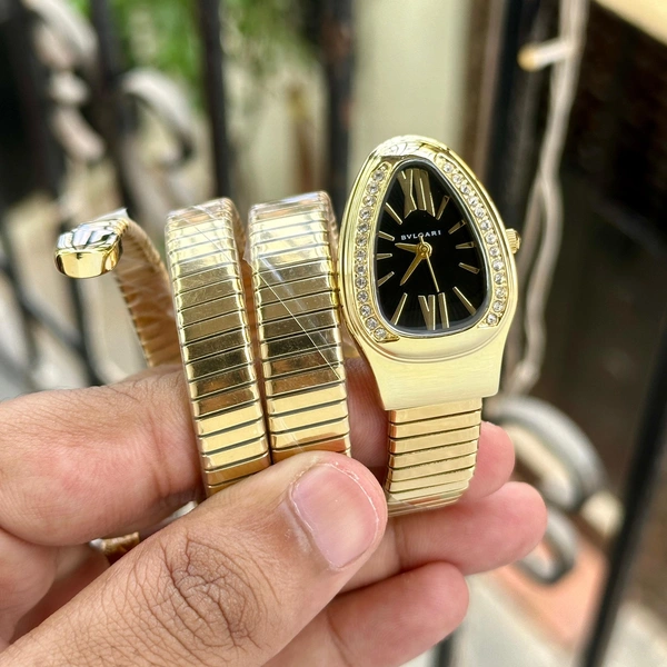 Bvlgari Serpenti Spiga - Gold + Black