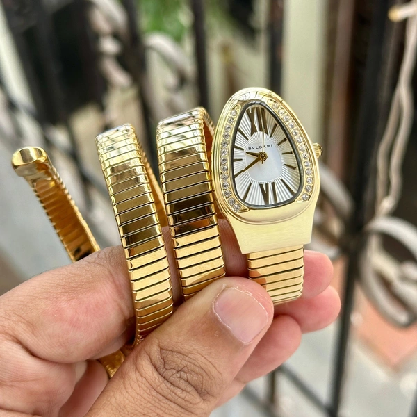 Bvlgari Serpenti Spiga - Gold + white