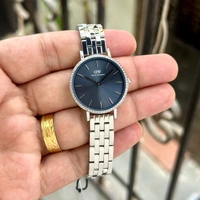 Daniel Wellington Petite Lumine Bezel  - Silver