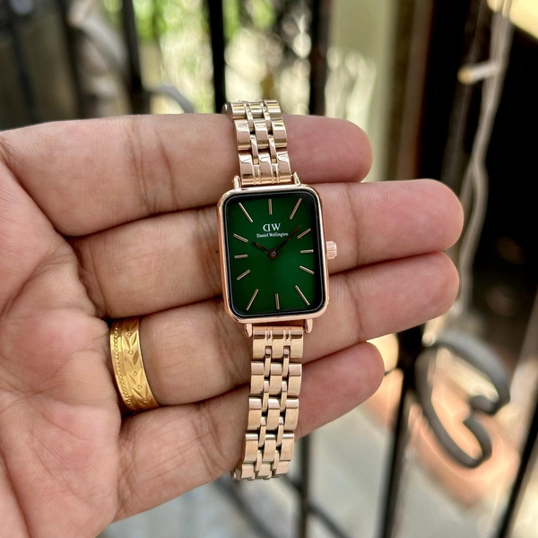 Daniel Wellington Pressed Unitone  - Rose Gold + Green
