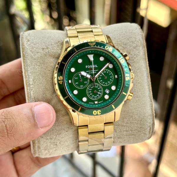 Fossil Fs5727 - Rose gold+ Dark green, 250