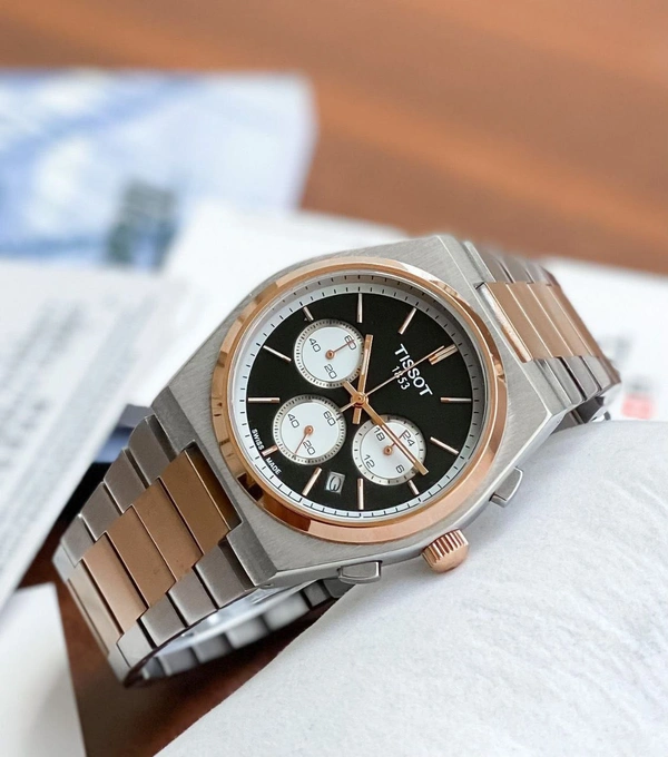 Tissot PRX - Rose gold+silver+black, 550