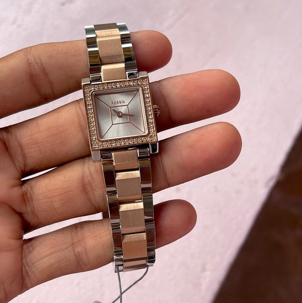 Fossil Karli BQ  - 250, Rose Gold + silver