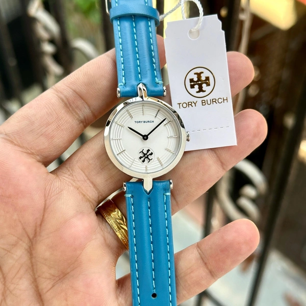 Tory Burce Kira Leather  - Bright Turquoise
