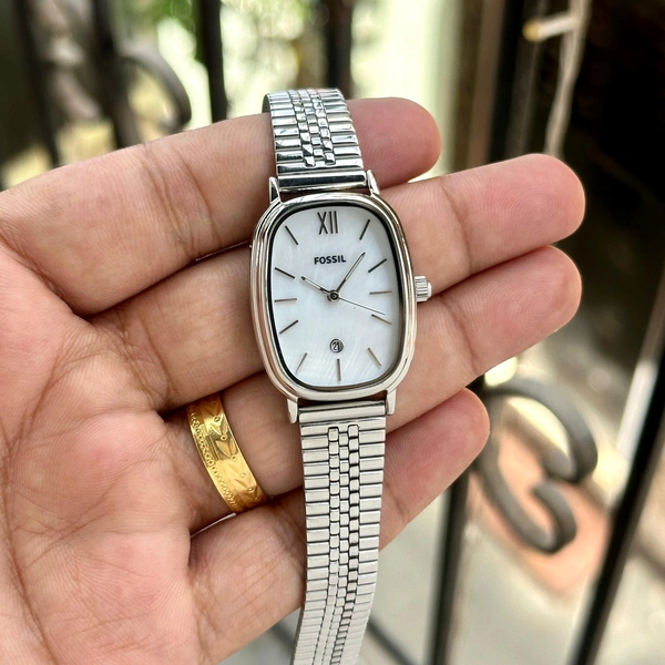 Fossil BQ3608 - Silver, Paper Box
