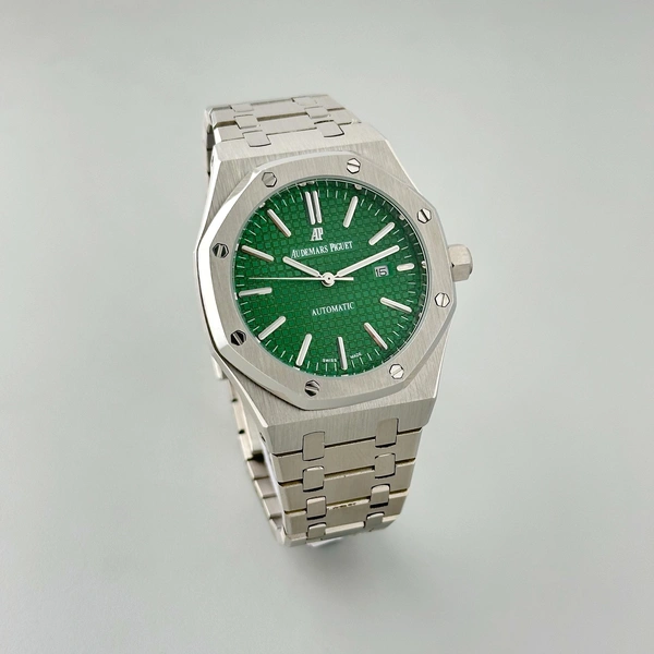 Audemars Piguet Royal Oak Solid Silver  - Silver, Hard Box