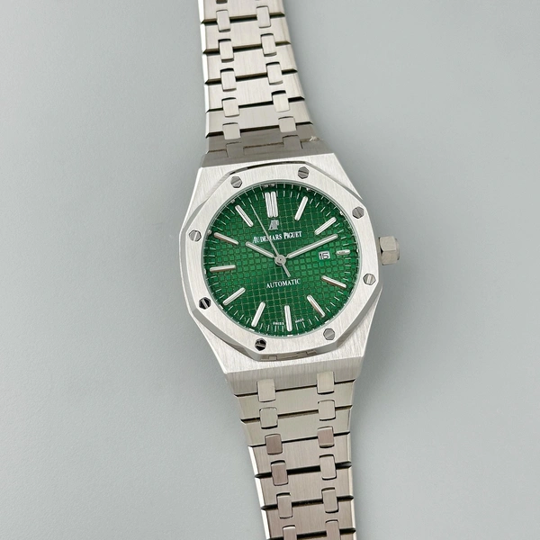 Audemars Piguet Royal Oak Solid Silver  - Silver, Hard Box