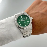 Audemars Piguet Royal Oak Solid Silver  - Silver, Hard Box