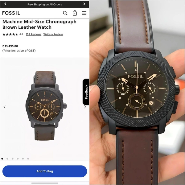 Fossil new Dimanded  - Brown