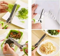 5 Layers Blade Scallion Scissors