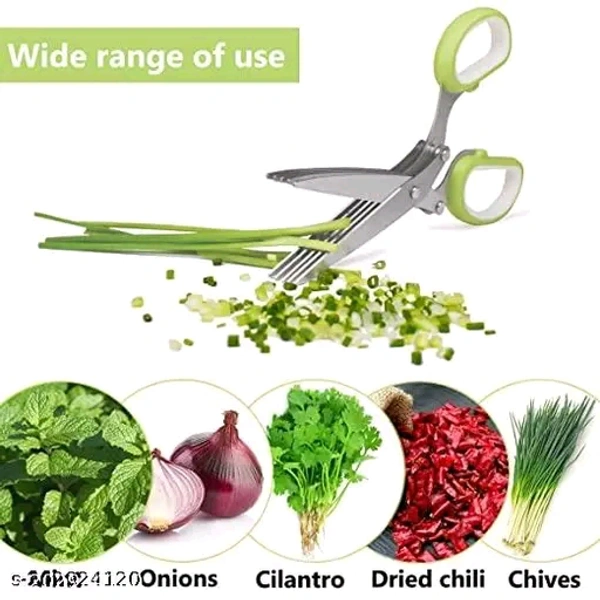 5 LAYERS BLADE SCALLION SCISSORS