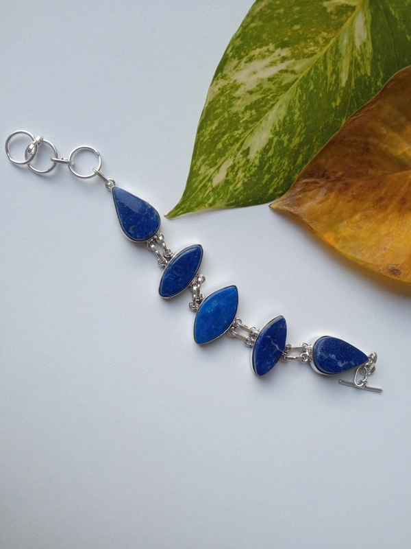 Meera Jewels Bracelet  - Adjustable, lapis lazuli, lapis lazuli