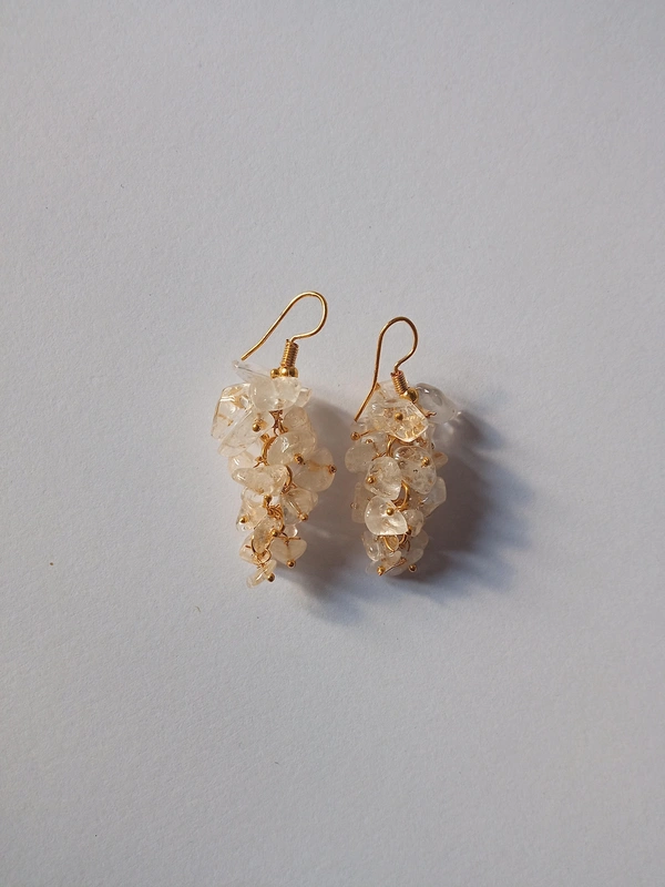 Meera Jewels Earring - Bon Jour, Crystal