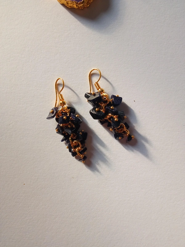 Meera Jewels Earring - Deep Cove, Blue Sunsitara