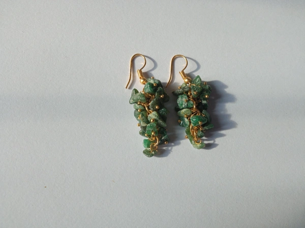 Meera Jewels Earring - Sea Green, Green Zed