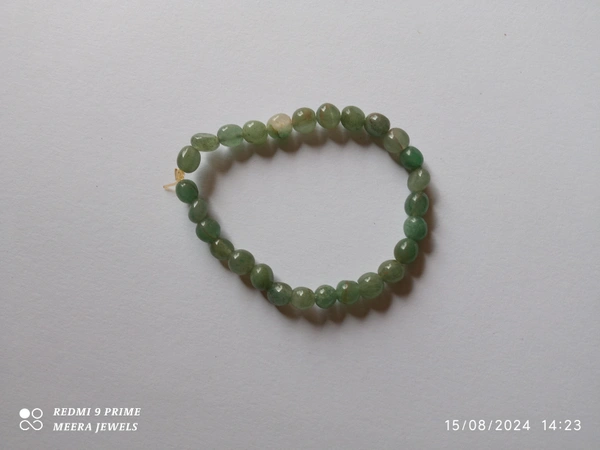 Meera Jewels Beads Bracelet - Ocean Green, Green Zed