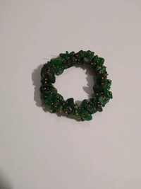 Meera Jewels Shaped Bracelet - Adjustable, Parsley, Green Zed Wire