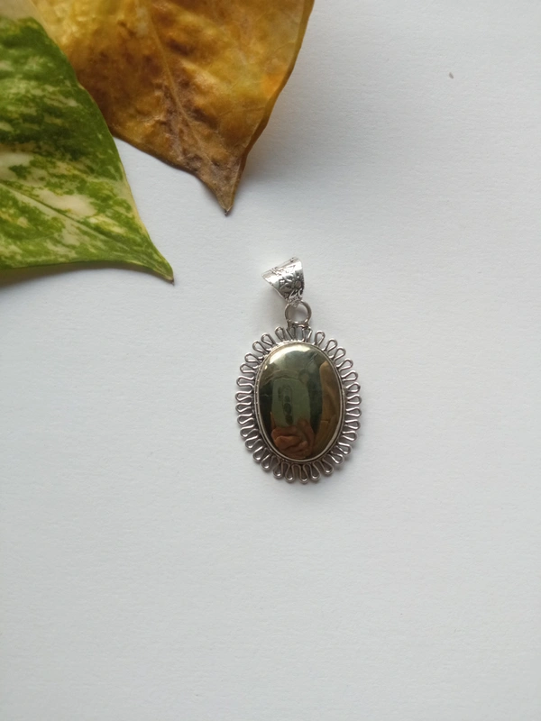 Meera Jewels Stone Pandents - Allports, Pyrite