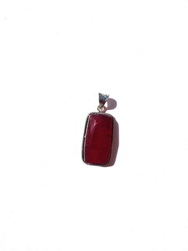 Meera Jewels Stone Pandents - Allports, Ruby