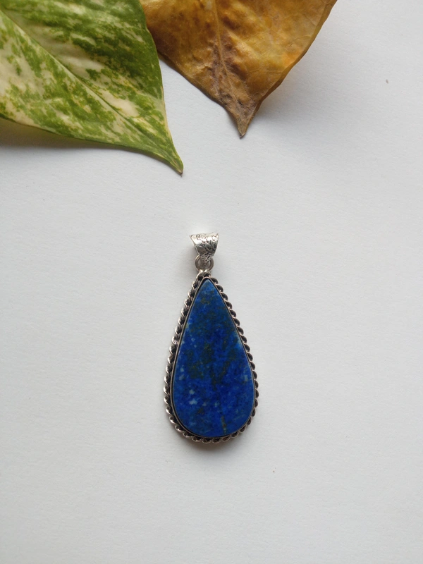 Meera Jewels Stone Pandents - Allports, Lapis lazuli