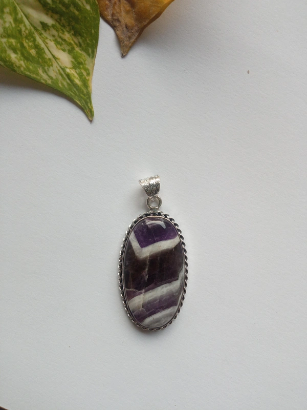 Meera Jewels Stone Pandents - Allports, Amethyst
