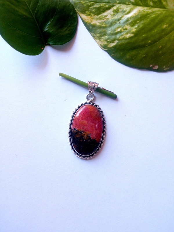 Meera Jewels Stone Pandents - Allports, Bloodstone
