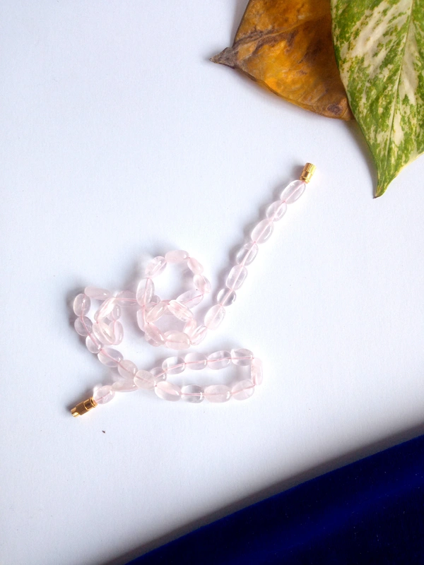 Meera Jewels Amethyst - Pigment Indigo, Rose Quartz