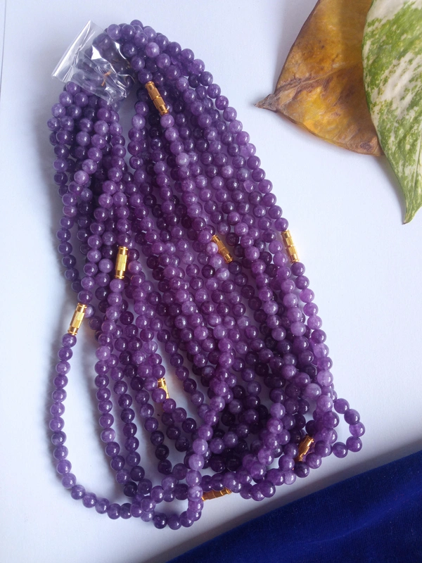 Meera Jewels Amethyst - Pigment Indigo, Amethyst.