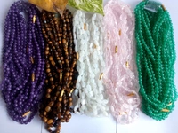 Meera Jewels Amethyst - Pigment Indigo, Green Zed
