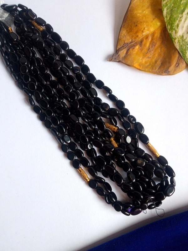 Meera Jewels Amethyst - Pigment Indigo, Black Agate