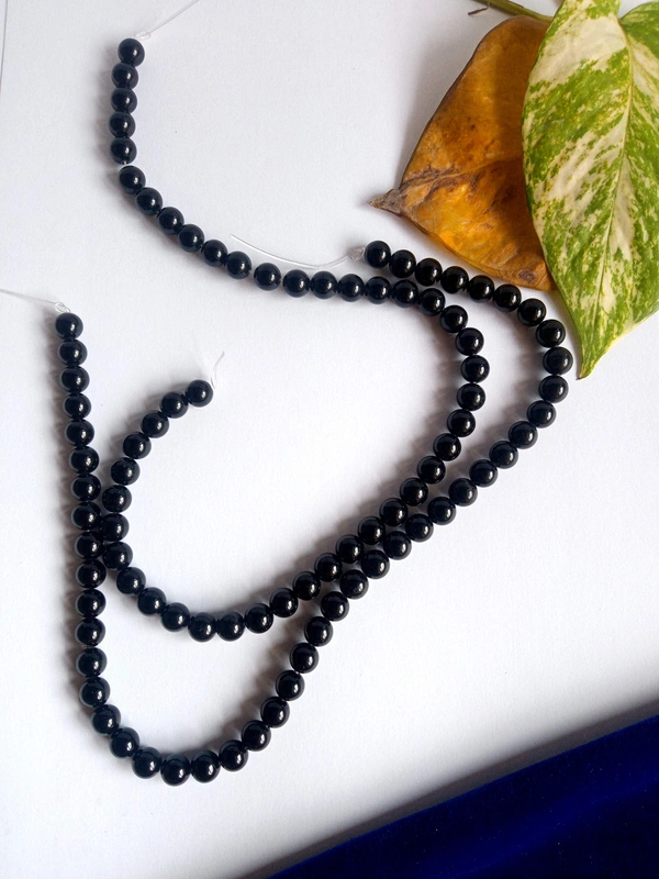 Meera Jewels Amethyst - Pigment Indigo, Black Stone