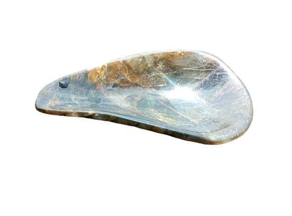 Soap dish [solid stone] - Labradorite