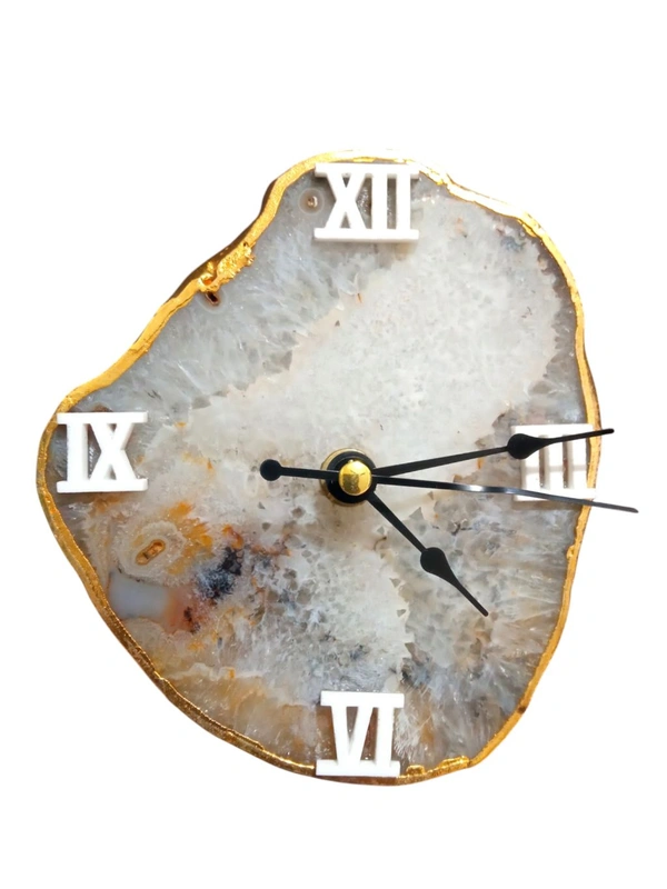 Agate watch - Silver, Agate