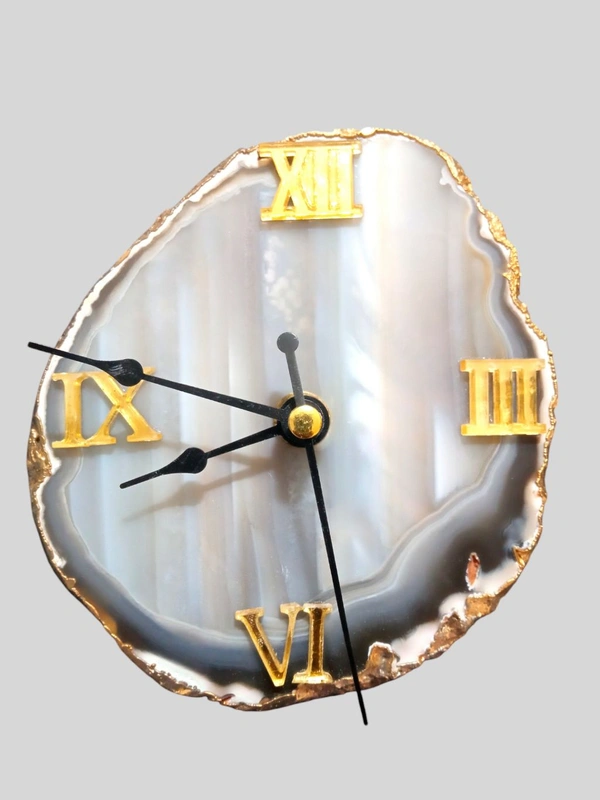 Agate watch - Dove Gray, Agate