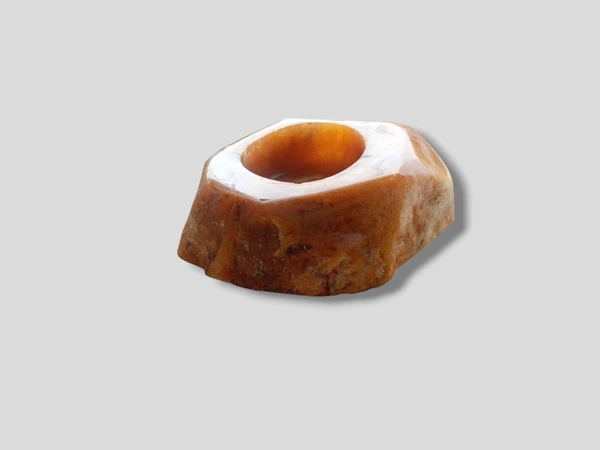 T-Light [solid stone] - Yellow Zed, Crystal