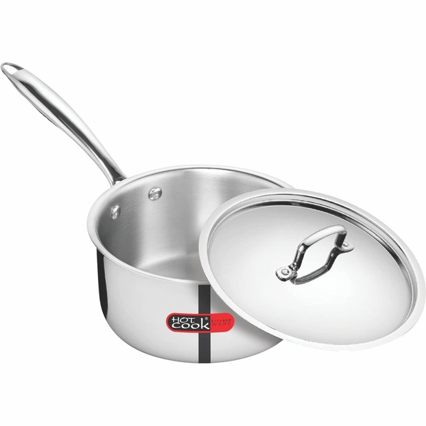Hotcook Triply Cookware Set without LID | Deep Kadai, Frypan, Sauce Pan - 60